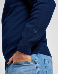 Męski Sweter Lee Clean Raglan Sweater True Navy 112355671