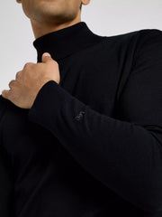 MESKI SWETER LEE TURTLE NECK BLACK 112357969