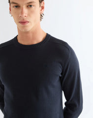 MĘSKI SWETER WRANGLER CREW NECK KNIT DARK SAPPHIRE 112387002