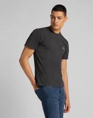T-Shirt Męski Lee SS Small Logo Tee Washed Black L60UFQON 112113584