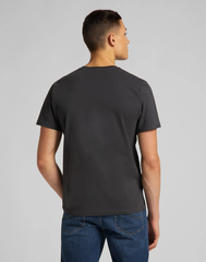 T-Shirt Męski Lee SS Small Logo Tee Washed Black L60UFQON 112113584
