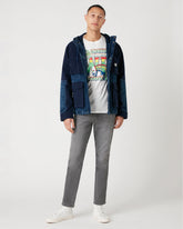 MĘSKI T-SHIRT WRANGLER SS 1947 TEE VINTAGE WHITE W7AUD3X1Y 112131364