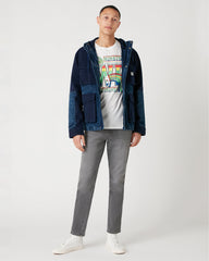 MĘSKI T-SHIRT WRANGLER SS 1947 TEE VINTAGE WHITE W7AUD3X1Y 112131364