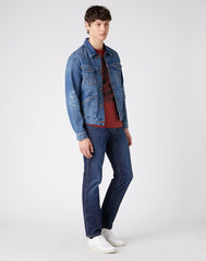 Męski T-Shirt Wrangler SS Motel Tee Rusty Brown W7G3D3H11 112131829