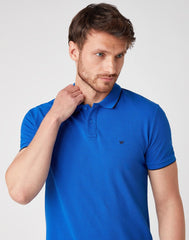 MĘSKI T-SHIRT WRANGLER SS POLO TEE WRANGLER BLUE W7D5K4X05 112131756
