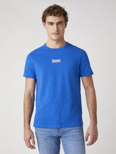 MĘSKI T-SHIRT WRANGLER SS SEAS LOGO TEE WRANGLER BLUE W7AKGFX05 112131347