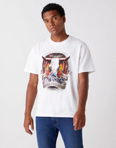 MĘSKI T-SHIRT WRANGLER SS SEASONAL TEE REAL WHITE W7ADGFXW1 112131330