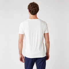 MĘSKI T-SHIRT WRANGLER SS SUMMER TEE OFF WHITE W7ATD3737 112131362
