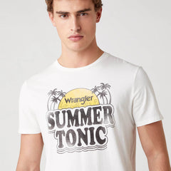 MĘSKI T-SHIRT WRANGLER SS SUMMER TEE OFF WHITE W7ATD3737 112131362