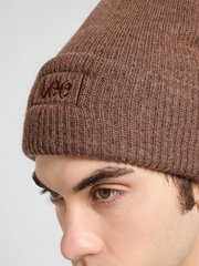 MĘSKIE CZAPKA LEE CORE BEANIE LUXE BROWN 112372706