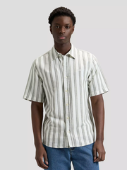 MĘSKIE KOSZULA LEE SS LEE SHIRT LICHEN COVE STRIPE 112376570