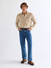 MĘSKIE KOSZULA WRANGLER 1 PKT SHIRT KELP 112378040