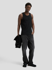 MĘSKIE KOSZULKA LEE RIBBED TANK BLACK 112376486