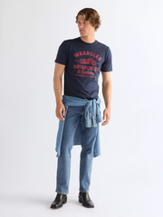 MĘSKIE KOSZULKA WRANGLER AMERICANA TEE NAVY 112378504