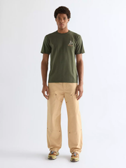 MĘSKIE KOSZULKA WRANGLER EMBROIDERY TEE DEEP DEPTHS 112377989