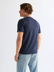 MĘSKIE KOSZULKA WRANGLER EMBROIDERY TEE NAVY 112377986