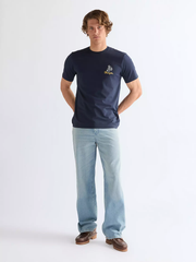 MĘSKIE KOSZULKA WRANGLER EMBROIDERY TEE NAVY 112377986
