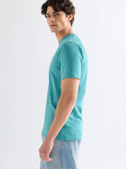 MĘSKIE KOSZULKA WRANGLER SMALL AMERICANA TEE BRITTANY BLUE 112377983