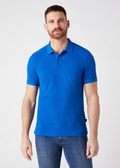 MĘSKIE POLO WRANGLER SS POLO WRANGLER BLUE W7MJK4X05 112131943