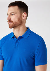 MĘSKIE POLO WRANGLER SS POLO WRANGLER BLUE W7MJK4X05 112131943
