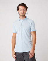 Męskie Polo Wrangler SS Refined Cerulean Blue W7AFKHXVT 112131336