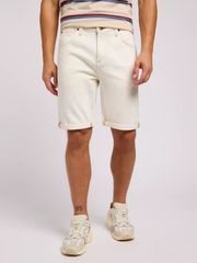 MĘSKIE SPODENKI JEANSOWE LEE 5 POCKET SHORT CLEAN WHITE 112349236