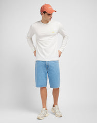 Męskie Spodenki Jeansowe Lee Asher Short Bleach Wash 112349332