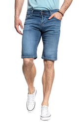 Męskie Spodenki Mustang Chicago Short Denim Blue 1007754 5000 883