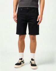 Męskie Spodenki Jeansowe Wrangler Frontier Short Black Rinse 112371345