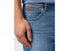 Szorty Męskie Wrangler Texas Shorts Sentinel Steel 112362507