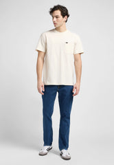 MESKIE SPODNIE JEANSOWE LEE BROOKLYN STRAIGHT MID STONEWASH 112144036