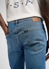 Męskie Spodnie Jeansowe Lee Daren Zip Fly Denim Savant 112370646