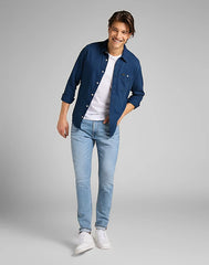 MĘSKIE SPODNIE JEANSOWE LEE LUKE WORN NEW HILL L719MWIR 112140735