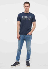 Spodnie Jeansowe Męskie Mustang Atlanta Super Skinny Denim Blue 1014186 5000 313