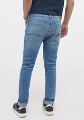 Spodnie Jeansowe Męskie Mustang Atlanta Super Skinny Denim Blue 1014186 5000 313