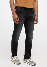 Spodnie Jeansowe Męskie Mustang Waghinton Straight Denim Black 1014267 4000 883