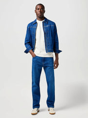 MESKIE SPODNIE JEANSOWE WRANGLER FRONTIER DIGITAL BLUE 112362454