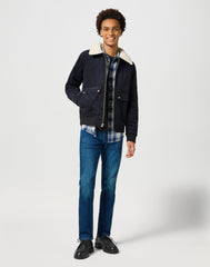 Męskie Spodnie Jeansowe Wrangler Greensboro Azure Fade 112357206