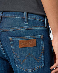 Męskie Spodnie Jeansowe Wrangler Greensboro Azure Fade 112357206