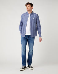 MĘSKIE SPODNIE JEANSOWE WRANGLER GREENSBORO HARD EDGE W15QJX246 112126935