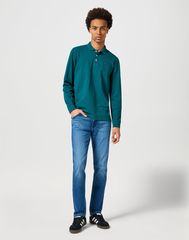 MĘSKIE SPODNIE JEANSOWE WRANGLER GREENSBORO RAINDROP 112355020