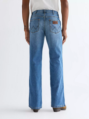 MĘSKIE SPODNIE JEANSOWE WRANGLER LOOSE BOOT HARBOR BLUE 112377844