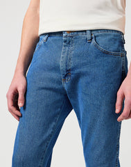 Męskie Spodnie Jeansowe Wrangler Rustler Slim Indigo Mid W10ERC81D 112342563