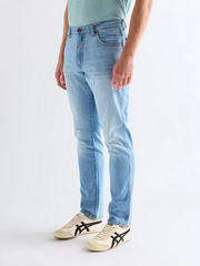 MĘSKIE SPODNIE JEANSOWE WRANGLER TEXAS SLIM LIGHT WASH 112378692