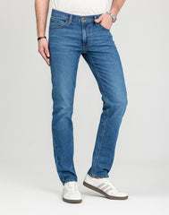 Męskie Spodnie Lee Daren Blue Breeze 112378302
