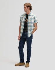 MESKIE SPODNIE LEE DAREN BLUE GIN 112376381