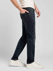 MESKIE SPODNIE LEE DAREN ZIP FLY BLUE MATTER 112371297