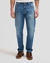 Męskie Spodnie Lee David Regular Tapered Selvedge Blue Force 112380202