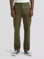 MESKIE SPODNIE LEE REGULAR CHINO OLIVE MOSS 112378506