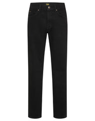 Męskie Spodnie Lee Regular Straight Black Overdye 112140861